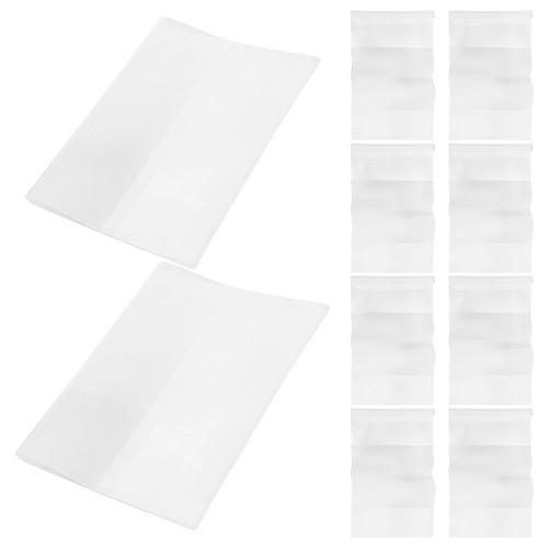 Reusable clear plastic book - reusable,