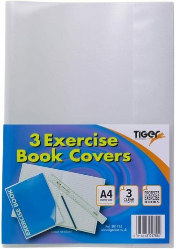 Clear exercise book covers - book,