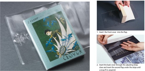 10x clear plastic paperback - 10x,