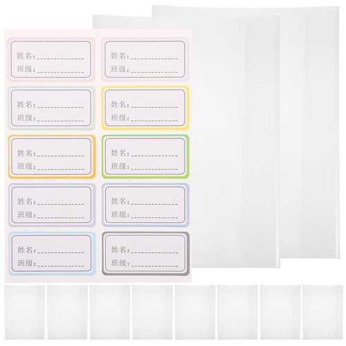 Reusable clear plastic book - plastic,