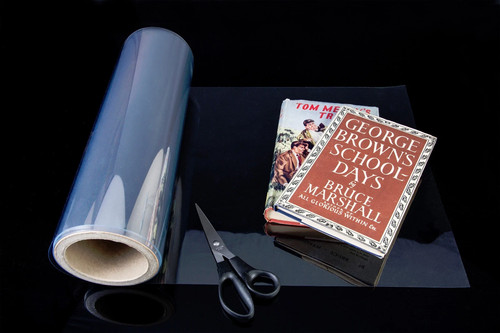 Clear archival book - clear, jacket