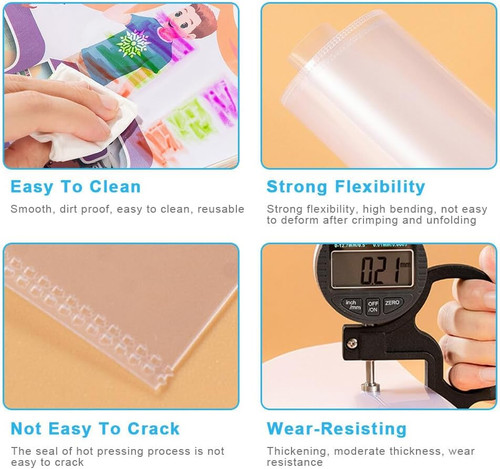 Waterproof transparent book - transparent,